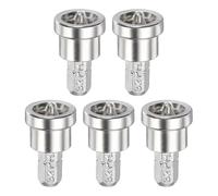HARFINGTON 5pcs Positioning Screwdriver Bits PH2 Drywall Screw Bit Hex Shank Positioning Setter Batch Head for Plasterboard Screw Drill Accessory, 1" Long Silver