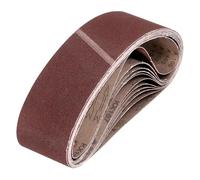 HARFINGTON 6 x 48 Inch Sanding Belts, 10 Pcs 100 Grits Aluminum Oxide Abrasive Belt Sander File Belt for Woodworking, Metal Polishing, Knife Sharpener