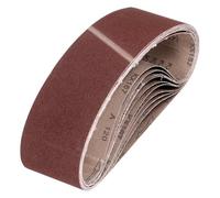 HARFINGTON 6 x 48 Inch Sanding Belts, 10 Pcs 120 Grits Aluminum Oxide Abrasive Belt Sander File Belt for Woodworking, Metal Polishing, Knife Sharpener