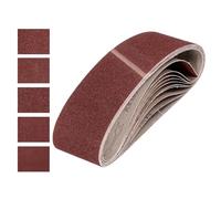 HARFINGTON 6 x 48 Inch Sanding Belts, 10 Pcs 80/120/150/240/400 Grits Aluminum Oxide Abrasive Belt Sander File Belt for Woodworking, Metal Polishing, Knife Sharpener