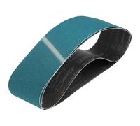 HARFINGTON 6 x 48 Inch Sanding Belts, 2 Pcs 100 Grit Zirconia Abrasive Belt Sander File Belt for Woodworking, Metal Polishing, Knife Sharpener