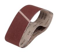 HARFINGTON 6 x 48 Inch Sanding Belts, 2 Pcs 180 Grits Aluminum Oxide Abrasive Belt Sander File Belt for Woodworking, Metal Polishing, Knife Sharpener