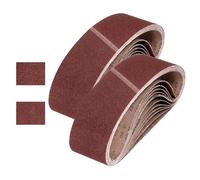 HARFINGTON 6 x 48 Inch Sanding Belts, 20 Pcs 80/120 Grits Aluminum Oxide Abrasive Belt Sander File Belt for Woodworking, Metal Polishing, Knife Sharpener