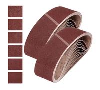 HARFINGTON 6 x 48 Inch Sanding Belts, 24 Pcs 60/80/120/150/240/400 Grits Aluminum Oxide Abrasive Belt Sander File Belt for Woodworking, Metal Polishing, Knife Sharpener