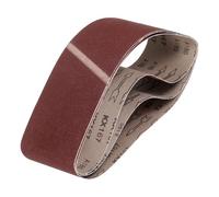 HARFINGTON 6 x 48 Inch Sanding Belts, 3 Pcs 180 Grits Aluminum Oxide Abrasive Belt Sander File Belt for Woodworking, Metal Polishing, Knife Sharpener