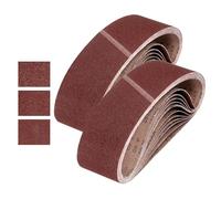 HARFINGTON 6 x 48 Inch Sanding Belts, 30 Pcs 60/80/120 Grits Aluminum Oxide Abrasive Belt Sander File Belt for Woodworking, Metal Polishing, Knife Sharpener