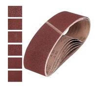 HARFINGTON 6 x 48 Inch Sanding Belts, 6 Pcs 40/80/120/150/240/400 Grits Aluminum Oxide Abrasive Belt Sander File Belt for Woodworking, Metal Polishing, Knife Sharpener