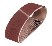 HARFINGTON 6 x 48 Inch Sanding Belts, 6 Pcs 80/120 Grits Aluminum Oxide Abrasive Belt Sander File Belt for Woodworking, Metal Polishing, Knife Sharpener