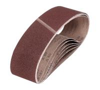 HARFINGTON 6 x 48 Inch Sanding Belts, 6 Pcs 80 Grits Aluminum Oxide Belt Sander Abrasive File Belt for Woodworking, Metal Polishing, Knife Sharpener