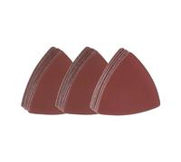 HARFINGTON 60pcs Triangular Hook & Loop Sandpapers 1200/1500/2000 Grits 3-1/8" Aluminum Oxide Sanding Pads Mouse Detail Sander Papers Multitool Sheets Set (20pcs of Each Grits)