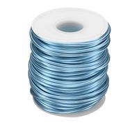 HARFINGTON Bonsai Wire Anodized Aluminum Training Wire Roll 2.5mm/10 Gauge 66ft Length Bendable Bonsai Tree Kit for Garden, Horticulture, Landscape, Planting, Gray Blue