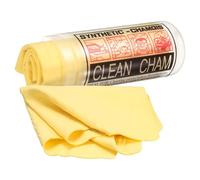 HARFINGTON Car Premium Shammy Cloth 16.9" x 12.6" PVA Chamois Wash Drying Towel Ultra Absorbent No Scratches in Buckets for Cars Motorcycles Mirrors Glass Countertops Phone Laptop, Yellow