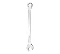 HARFINGTON Combination Wrench 10mm Metric 12-Point Box and Open End 45# Carbon Steel Double Ended Spanner Tool for Automotive Pipe Furniture Machinery DIY Repair, Silver White