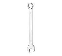 HARFINGTON Combination Wrench 12mm Metric 12-Point Box and Open End 45# Carbon Steel Double Ended Spanner Tool for Automotive Pipe Furniture Machinery DIY Repair, Silver White