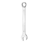 HARFINGTON Combination Wrench 16mm Metric 12-Point Box and Open End 45# Carbon Steel Double Ended Spanner Tool for Automotive Pipe Furniture Machinery DIY Repair, Silver White