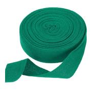 HARFINGTON Cotton Twill Tape Ribbon 1 Inch 11 Yard Herringbone Webbing Tape Roll Bias Binding Tape for DIY Crafts Sewing Gift Wrapping, Grass Green