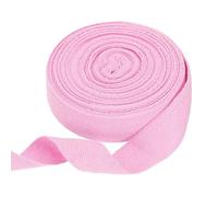 HARFINGTON Cotton Twill Tape Ribbon 1 Inch 11 Yard Herringbone Webbing Tape Roll Bias Binding Tape for DIY Crafts Sewing Gift Wrapping, Light Pink