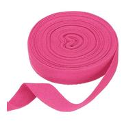 HARFINGTON Cotton Twill Tape Ribbon 3/4 Inch 11 Yard Herringbone Webbing Tape Roll Bias Binding Tape for DIY Crafts Sewing Gift Wrapping, Rose Red