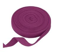 HARFINGTON Cotton Twill Tape Ribbon 5/8 Inch 11 Yard Herringbone Webbing Tape Roll Bias Binding Tape for DIY Crafts Sewing Gift Wrapping, Purple