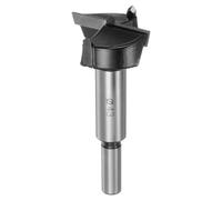 HARFINGTON Forstner Drill Bit 43mm (1-11/16") Tungsten Carbide Wood Forstner Bit Opener Cutter for Hinge Hole Drilling Woodworking, Black