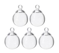 HARFINGTON Name on Rice Glass Vial Pendant Width Mini Glass Bottles, for Necklace Wish Bottle DIY, Rubber, No Gemstone