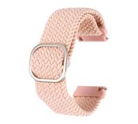 HARFINGTON Nylon Watch Band 22mm Quick Release Watch Straps Replacement Bands for Men Women with Adjust Buckle, Medium Pink