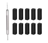 HARFINGTON Rubber Watch Band Holder with Spring Bar Tool, Black, 26mm, Modern