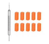 HARFINGTON Rubber Watch Stand with Spring Bar Tool, Orange, 26mm, Modern