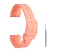 HARFINGTON Silicone Watch Band 20mm Width Quick Release Soft Watch Straps Replacement with Plastic Buckle and Stainless Steel Spring Bar for Men Women, Lotus Pink