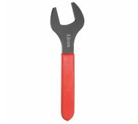 HARFINGTON Single Open End Wrench 33mm Metric 15 Degree Offset Angle U-Shaped Open Ended Spanner Small Flat Head Blackening Wrench with Red Shank for Automotive Repair Furniture Assembly