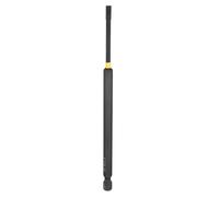 HARFINGTON SL4 Slotted Impact Screwdriver Bits 4mm Slotted Tip 1/4" Hex Shank 150mm (6") Long Magnetic Flat Head Phosphated S2 Steel Screw Driver Drill Bits Electric Power Tool