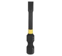 HARFINGTON SL5 Slotted Impact Screwdriver Bits 5mm Slotted Tip 1/4" Hex Shank 50mm (2") Long Magnetic Flat Head Phosphated S2 Steel Screw Driver Drill Bits Electric Power Tool