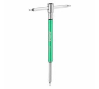 HARFINGTON Sliding T-Handle Hex Key Wrench 2mm Metric 3-Way Free Sliding Handle Spinner Sleeves CR-V Steel Hex Wrench for DIY Home Repair