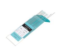 HARFINGTON TIG Welding Tungsten Electrodes 5pcs 1/16" & 5pcs 3/32" by 7" for Stainless Steel Welding, Aluminum Magnesium Alloy Welding Aerospace, Cyan WS2