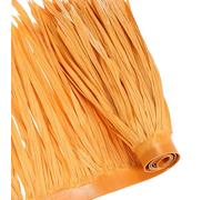 HARFINGTON Tiki Straw Roof 118" x 20" Mexican Artificial Palm Straw Rolls Hut Grass Skirting Roof for Garden Patio Tiki Bars Fence Party Decoration, Corn Leaf Yellow