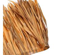 HARFINGTON Tiki Straw Roof 118" x 20" Mexican Artificial Palm Straw Rolls Hut Grass Skirting Roof for Garden Patio Tiki Bars Fence Party Decoration, Corn Leaf Mix