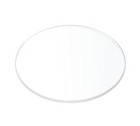 HARFINGTON Watch Crystal Glass Lens Flat Round Clear Sapphire Glasses Watches Face Crystals Lens Replacement for Watchmaker, Clear, 1.34 x 0.04 inch