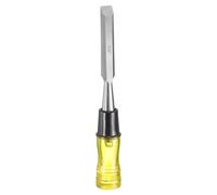HARFINGTON Wood Chisel 1/2" CRV Steel Beveled Edge Blade PVC High Impact Handle Woodworking Hand Tools with Caps for Carving Furniture Making Carpentry Tools