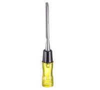 HARFINGTON Wood Chisel 1/4" CRV Steel Beveled Edge Blade PVC High Impact Handle Woodworking Hand Tools with Caps for Carving Furniture Making Carpentry Tools