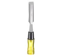 HARFINGTON Wood Chisel 3/4" CRV Steel Beveled Edge Blade PVC High Impact Handle Woodworking Hand Tools with Caps for Carving Furniture Making Carpentry Tools
