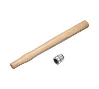 HARFINGTON Wood Sledge Hammer Handle 15.2" Hammer Wooden Replacement Handles with Round Wedges for 4lb Round Octagonal Head Decking Framing Carpentry Construction DIY Sledge Axe Tools