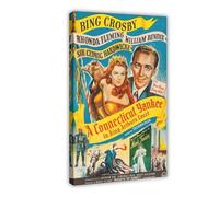 HARGZY A Connecticut Yankee in Kin Arthur's Court Movie Poster Canvas Poster Wall Art Decor Print Picture Paintings for Living Room Bedroom Decoration 12x18inch(30x45cm)