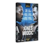 HARGZY UFC 309 Jon Jones Vs. Stipe Miocic Heavyweight Canvas Poster Bedroom Decor Landscape Office Room Decor Gift 08x12inch(20x30cm)