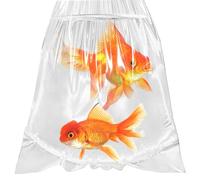 Harhana Fish Bags for Live Fish, 10x20” Round Bottom Double Seal Clear Live Fish Bags Fish Transport Bags Shipping Bags for Live Fish (Ultimate 3 mil, 50 Pack)