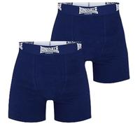 Hari Deals Mens 2 Pack Elasticated Waistband Cotton Blend Underwear Trunks Boxers (UK, Alpha, 3XL, Regular, Regular, Navy)