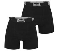 Hari Deals Mens 2 Pack Elasticated Waistband Cotton Blend Underwear Trunks Boxers (UK, Alpha, XXL, Regular, Regular, Black)