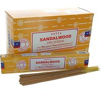Hari Deals Satya Incense Stick Fragrances Sandal Wood Lavender Champ Musk Positive Vibes Namaste Nag Champa Reiki Rose 6 Packs (Sandal Wood)