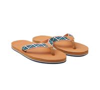 Hari Mari Fields Camino - Men's Vegetable Tanned Leather with Woven Textile Strap, Wheat, 8.5 UK