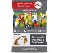Hari Tropican Parrot Lifetime Granules 4mm, 11.34kg, Complete Balanced Nutrition for Adult Parrots
