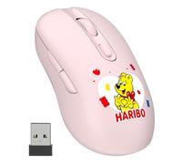 Haribo 2.4GHz Wireless Mouse, Bluetooth 3.0 and 5.0, Divers DPI Option, Multi Pairing, Gummy Bear Style for Laptop, Desktop, Netbook Pcs